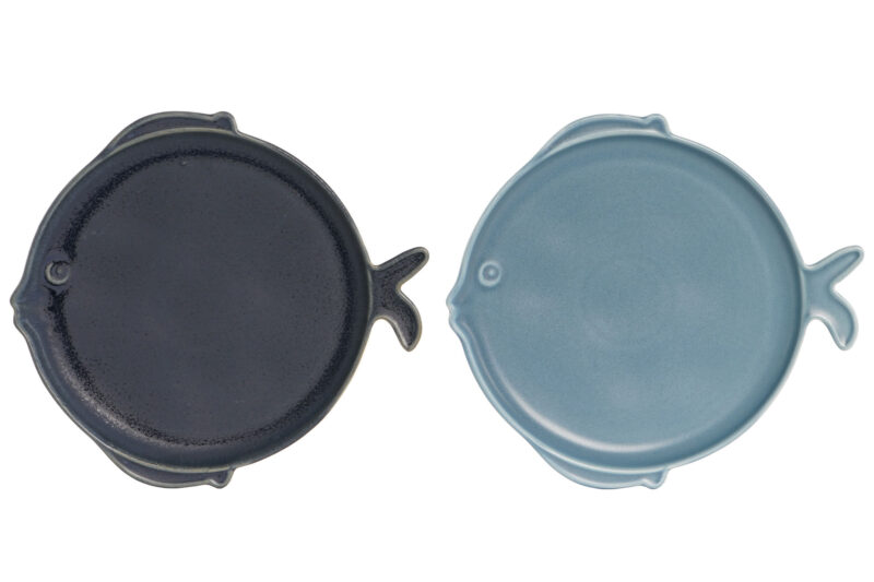 PLATO PORCELANA PEZ 22,6 CMS