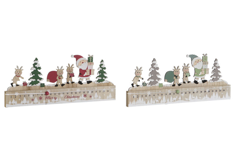 CALENDARIO ADVIENTO PAPA NOEL Y RENOS