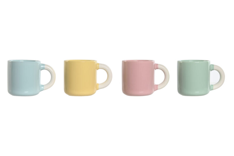 JUEGO DE CAFE PORCELANA NEW BONE 4 TAZAS